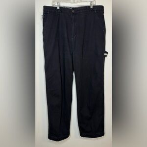 Snoop Dogg Baggy Men’s Carpenter Hip Hop Doggy Style Jeans in Black Size 36x33